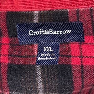 Corduroy red button down